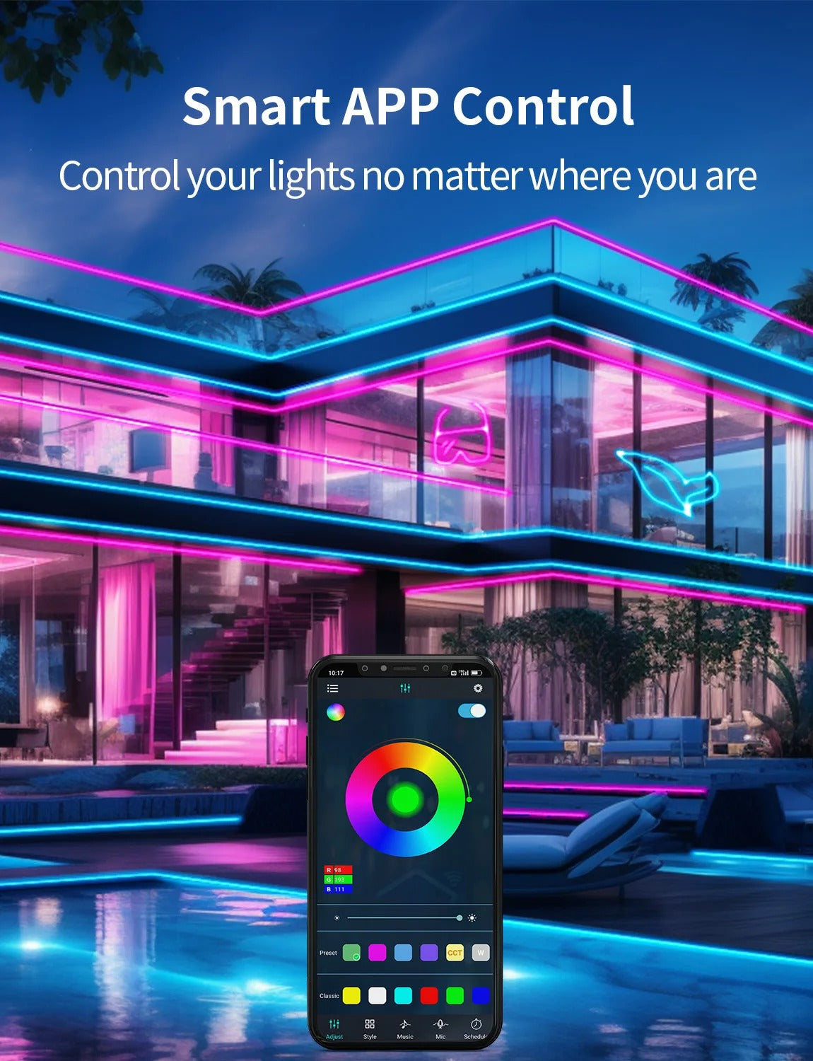 NiloGlow™ Smart LED Strip Lights